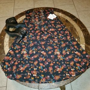 Lularoe Boho Floral Maxi Dress or Skirt slinky